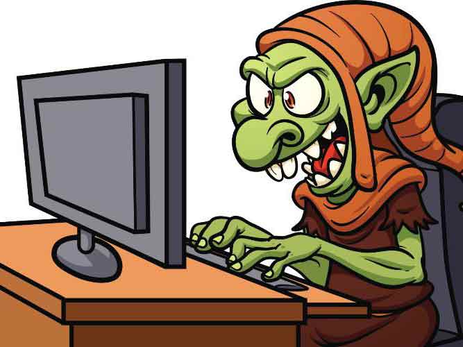 The risk of being a social media troll, Abuse, Defamation, Slander